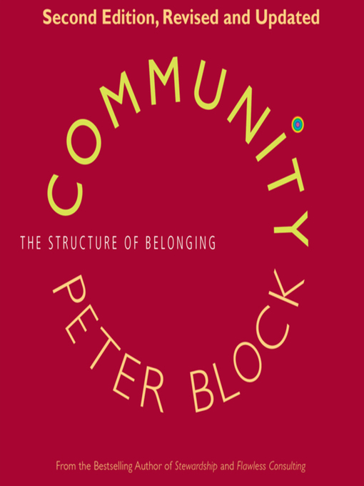 Title details for Community by Peter Block - Available